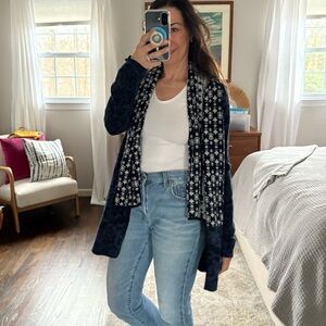 Gypsy 05 Revolve Orvieto Intarsia Shawl Collar Cardigan